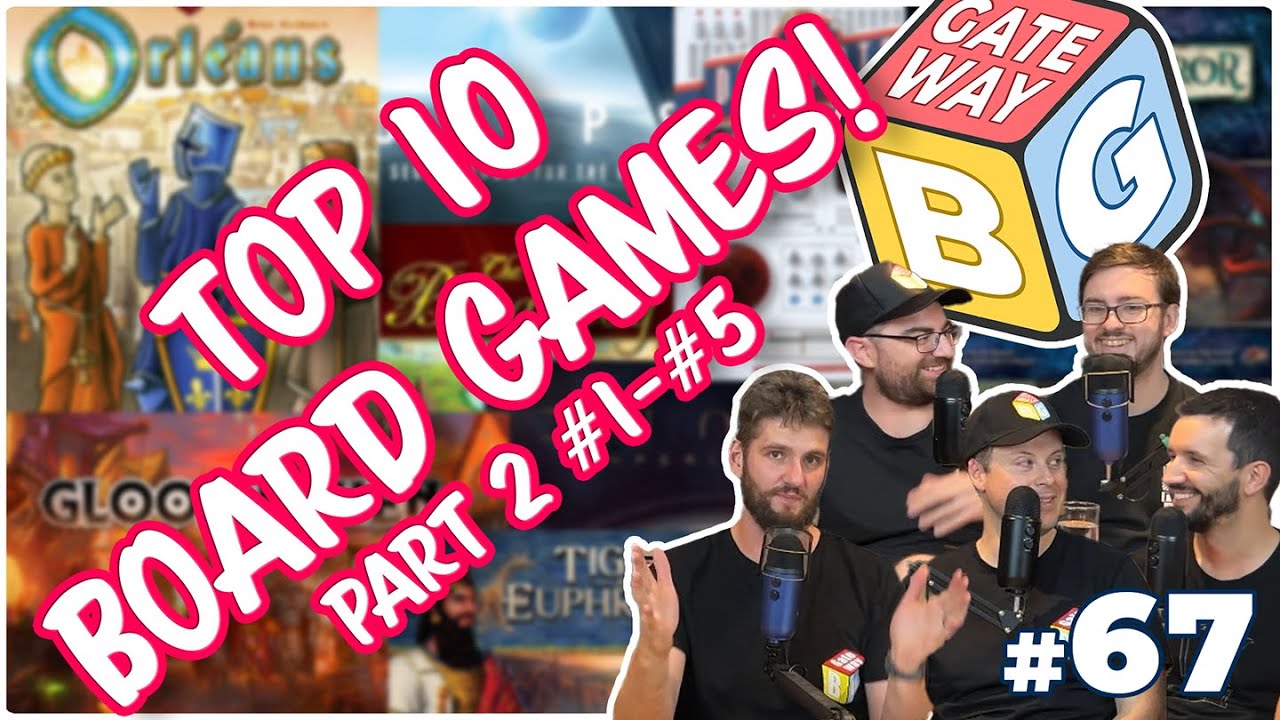 Read more about the article Ep 067 | Our FAVOURITE Board Games of ALL TIME (Top 10: #1 – #5)